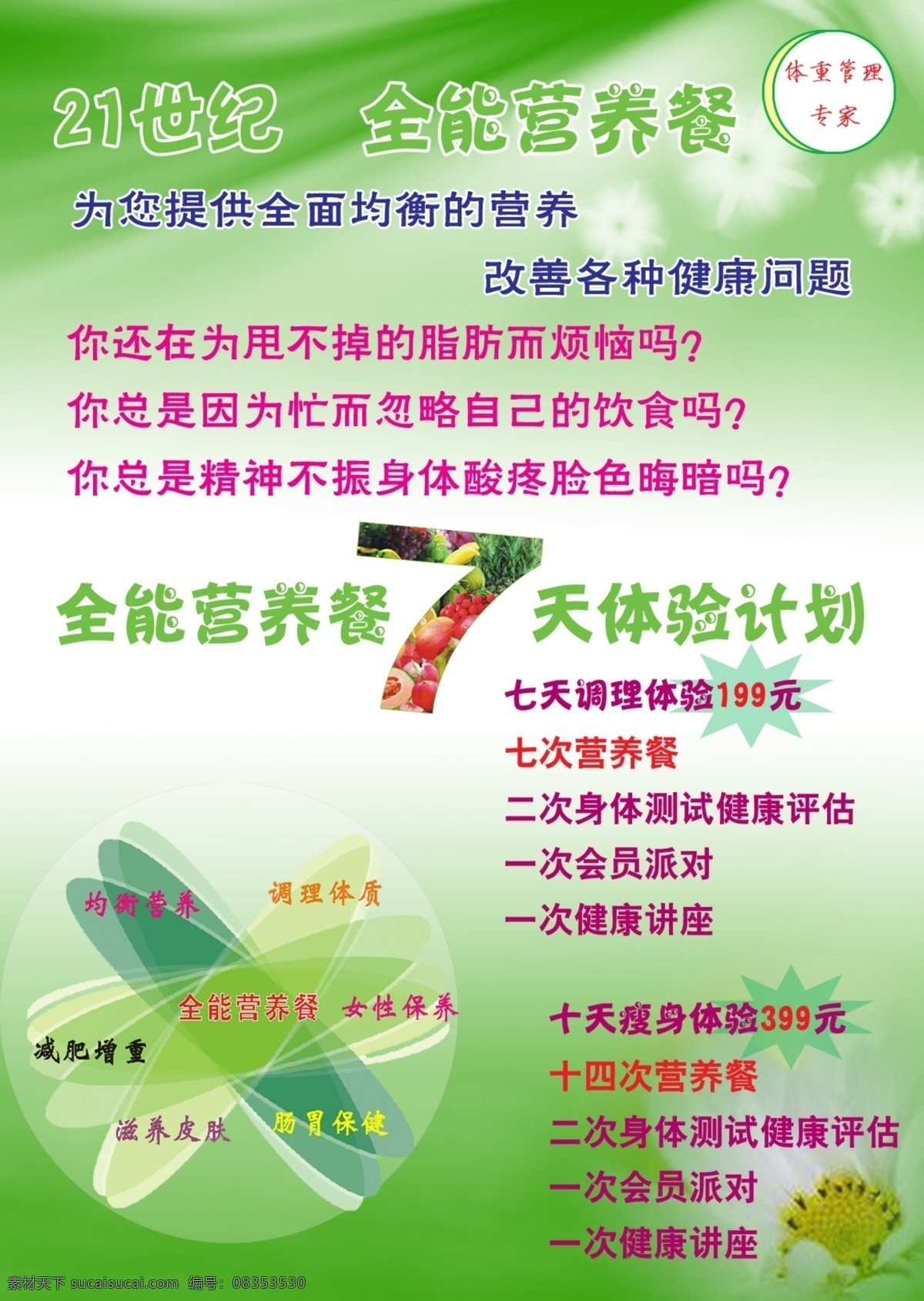 康 宝莱 宣传页 背 奶昔 健康减肥 康宝莱 康宝莱宣传页 7天减肥 dm宣传单 广告设计模板 源文件