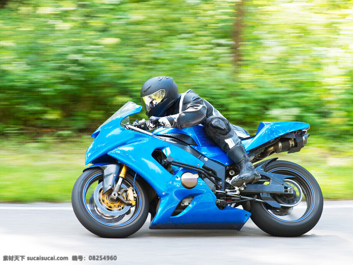 蓝色 摩托车 赛车手 机车男人 动感摩托车 机车 赛车 交通工具 其他类别 现代科技