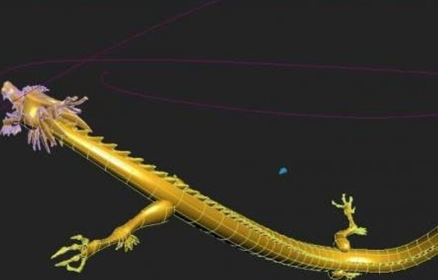 编辑 动画 龙 3d模型 3d素材 可编辑动画龙 3d模型素材 游戏cg模型