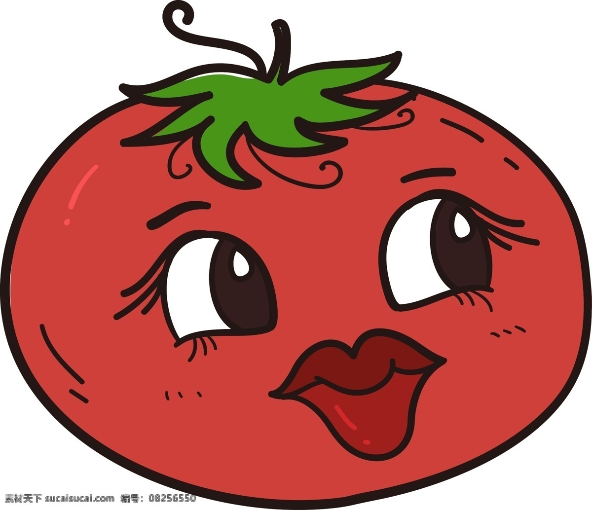 西班牙 西红柿 番茄 节 红色 卡通 蔬果 西红柿节 番茄节 手绘