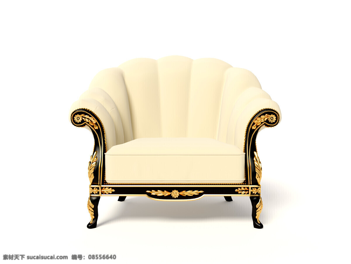 单件沙发 大气 典雅 米白 欧式 时尚 生活百科 家居生活