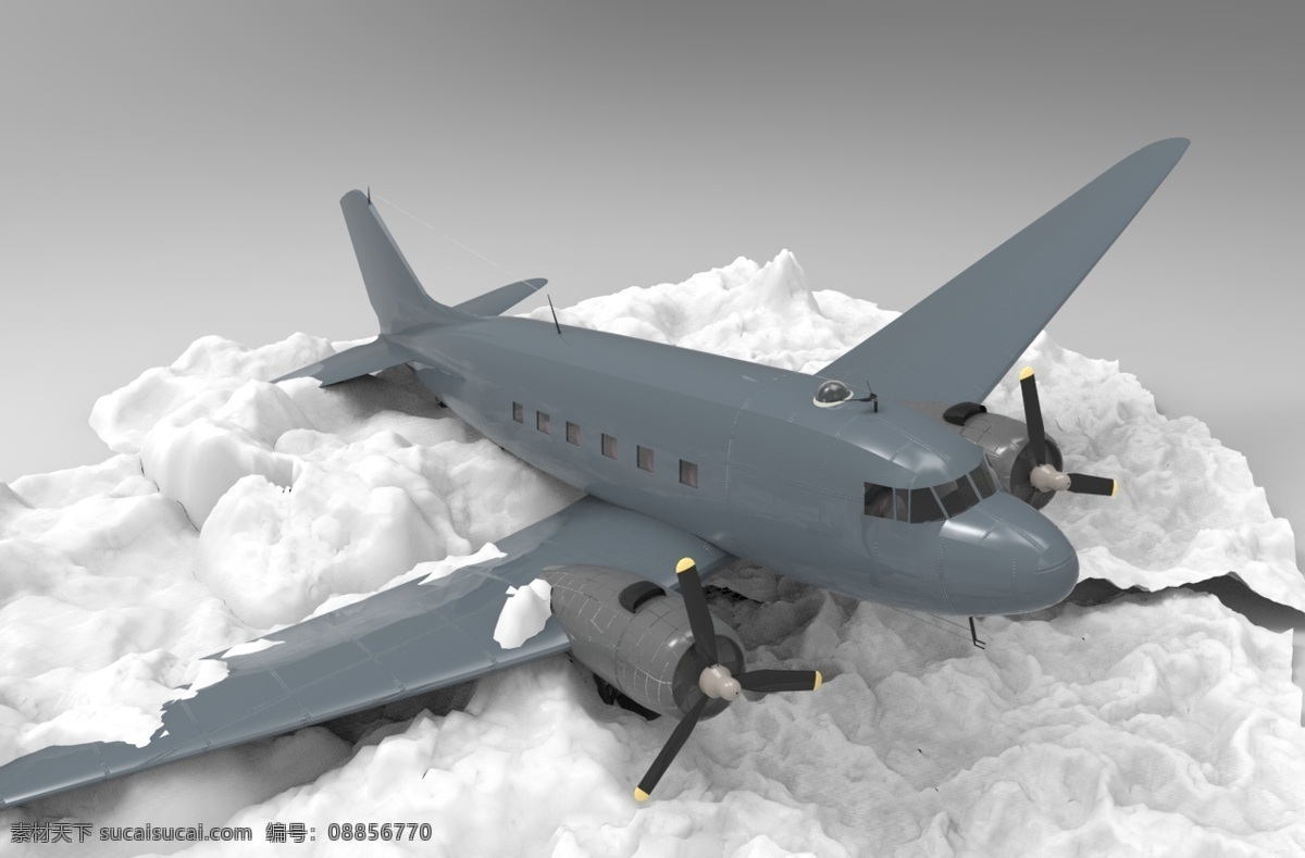 雪 实验 插件 渲染 冰 3d模型素材 其他3d模型