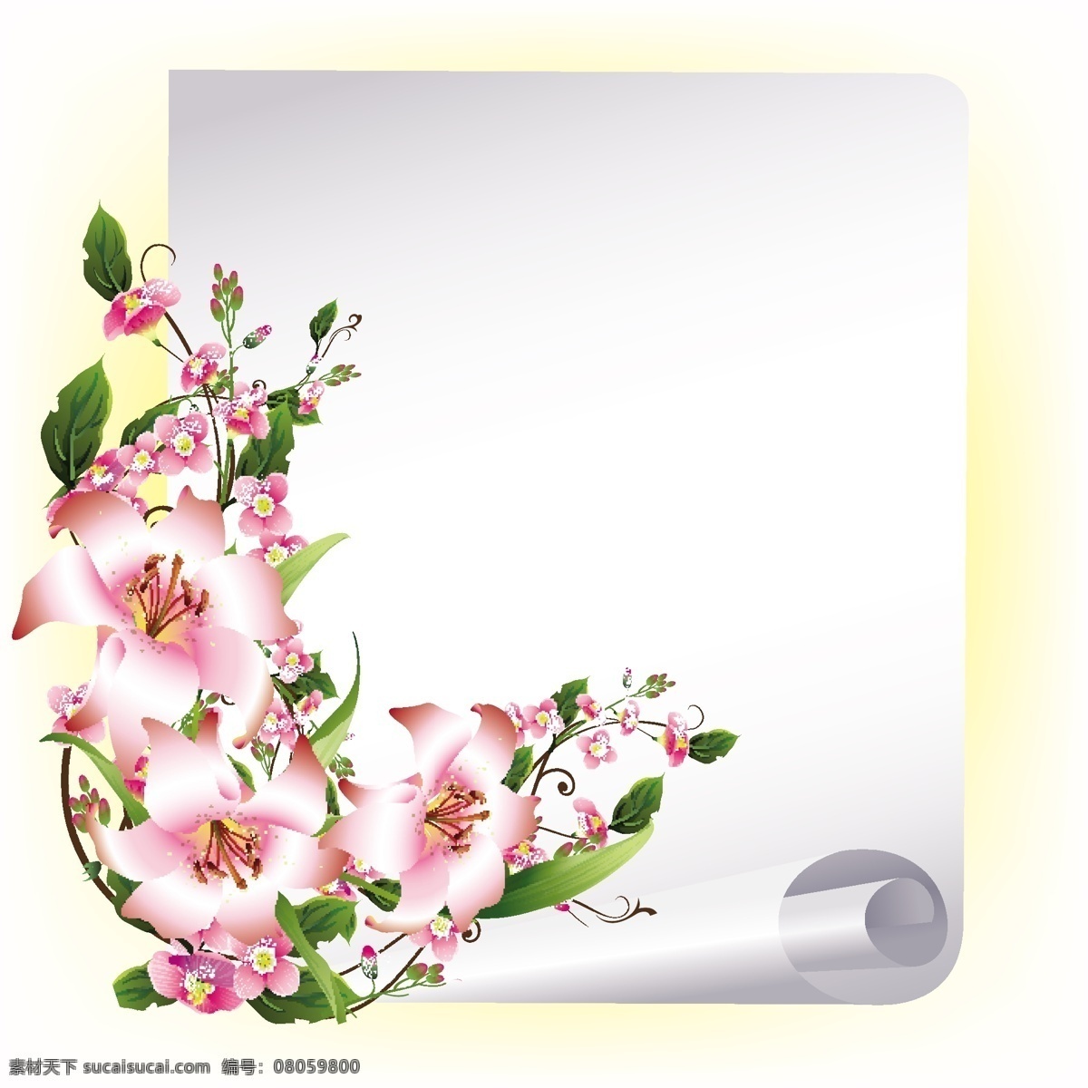 插花艺术 文本 矢量 矢量图 其他矢量图