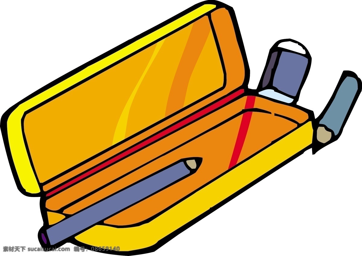 文化用品 笔 学生用品 学习用品 小学用品 矢量图 其他矢量图