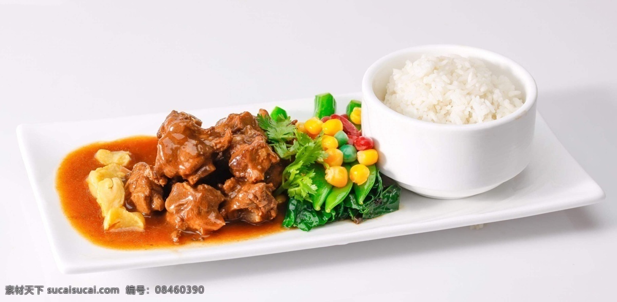排骨 排骨米饭 营养午餐 营养正餐 佳肴 美味 餐饮美食 传统美食