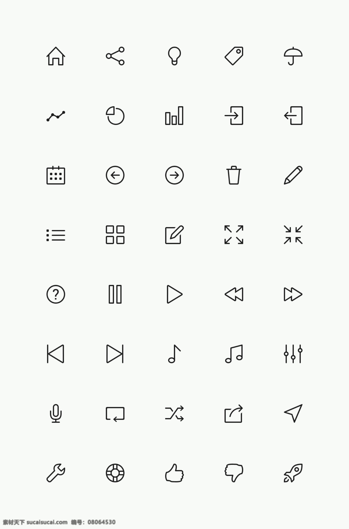 icon ios7图标 ui界面设计 播放器图标 常用图标 简约图标 手机 app 图标 图标设计 ios7 模板下载 线条图标 播放模式 移动界面设计 源文件 网页素材 网页界面设计