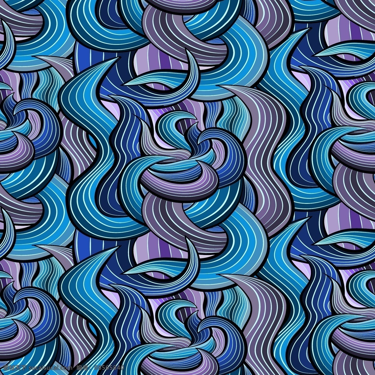 精致 花纹 背景 矢量 材料 材质 模式 趋势 时尚 图案 线条 摘要 流动的线条 向量 矢量图 现代科技