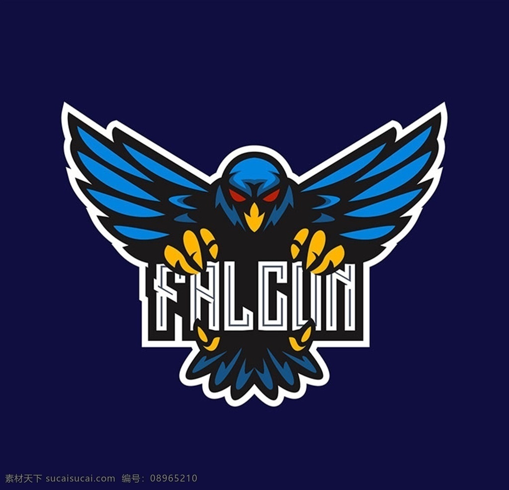 电 竞 游戏 图标 电竞 战队 象征 图腾 logo 图形 logo设计