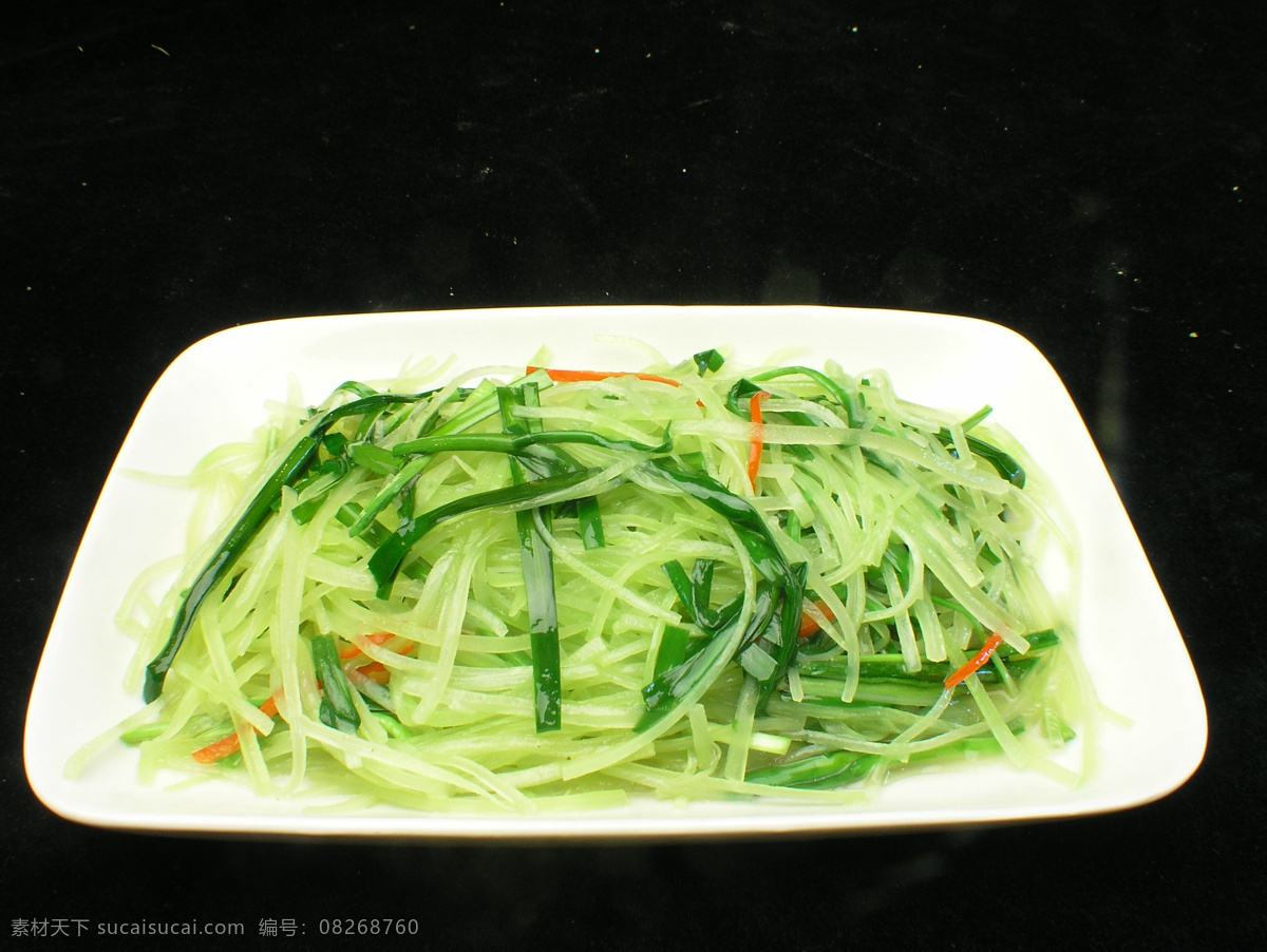 韭菜莴笋丝 美食 传统美食 餐饮美食 高清菜谱用图