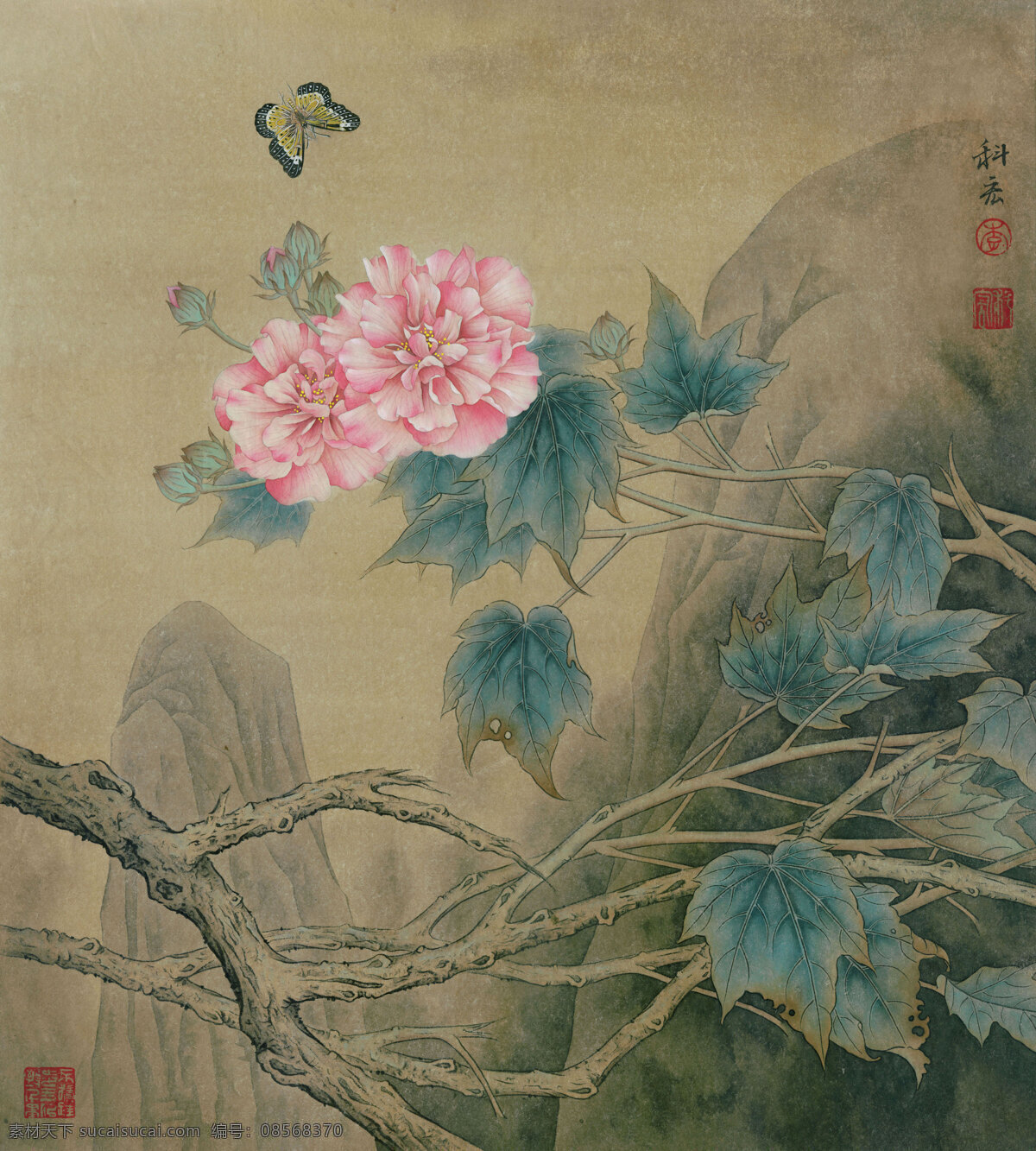 李 科 宏 工笔 芙蓉 高清 图 静 谷 寻芳 工笔画 字画 国画 走廊挂画 客厅挂画 教室挂画 花鸟画 工笔花鸟 工笔国画 工笔荷花 工笔画欣赏 工笔画素材 文化艺术 绘画书法 高清工笔画 风景