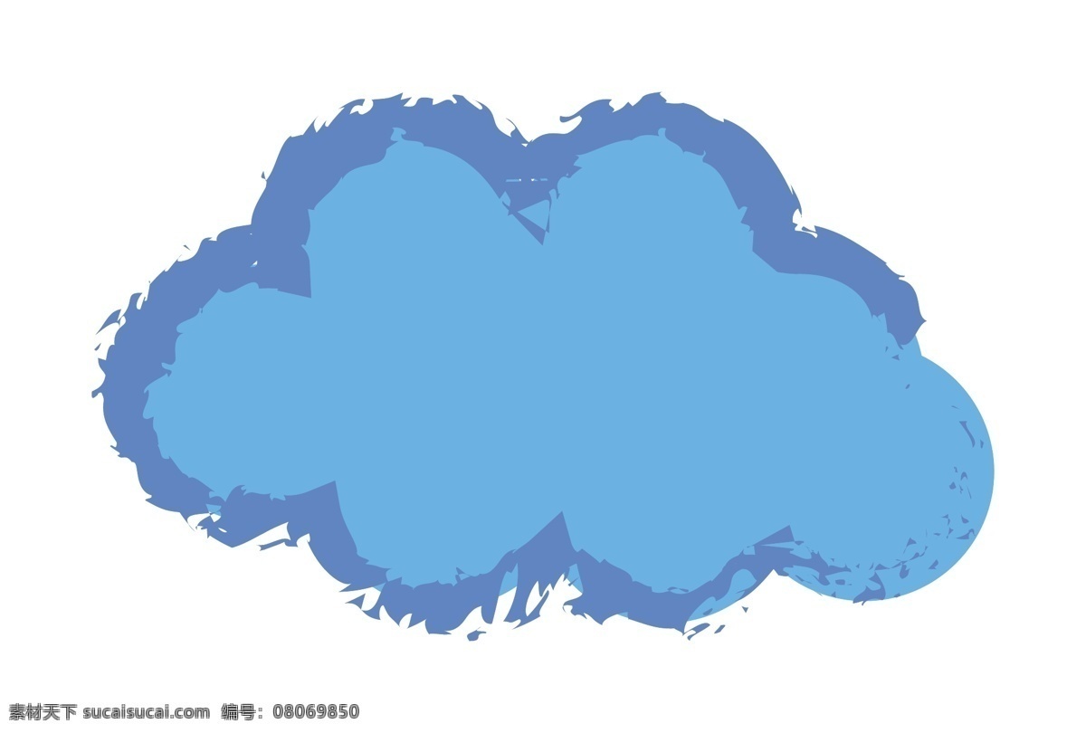 垃圾 云 形状 垃圾云的形状 矢量图 其他矢量图