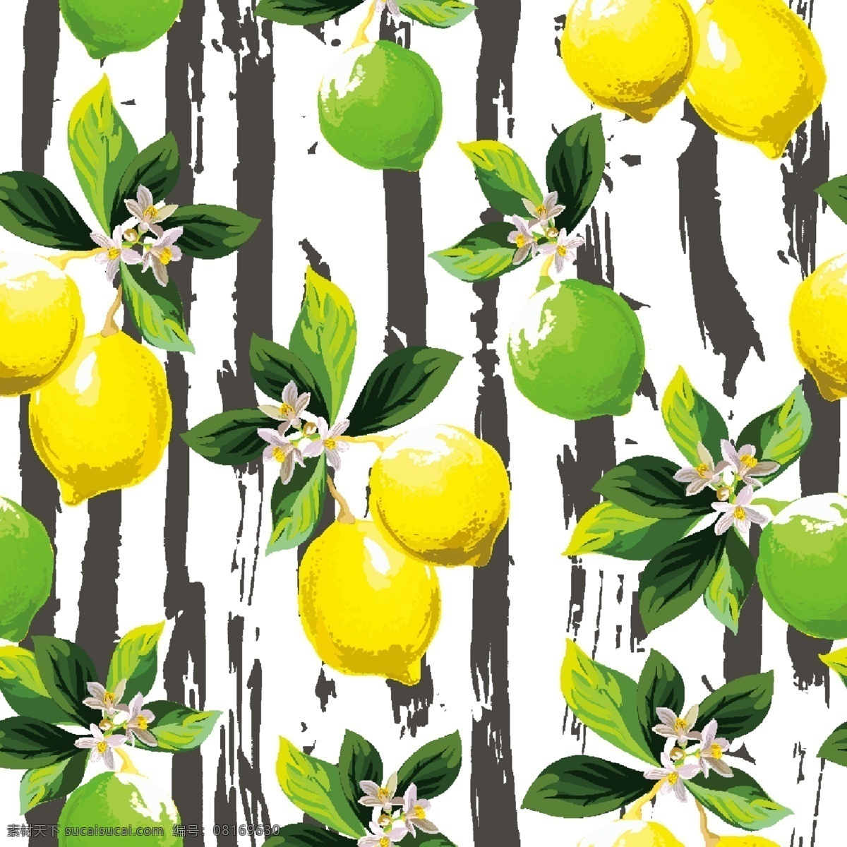 柠檬 手绘 数码 印花 动漫动画 gif动画