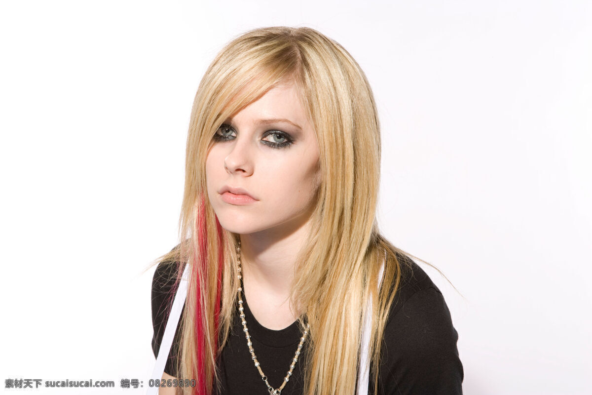艾薇儿 艾薇 艾薇儿拉维妮 avril lavigne 摇滚歌手 美女 明星偶像 人物图库