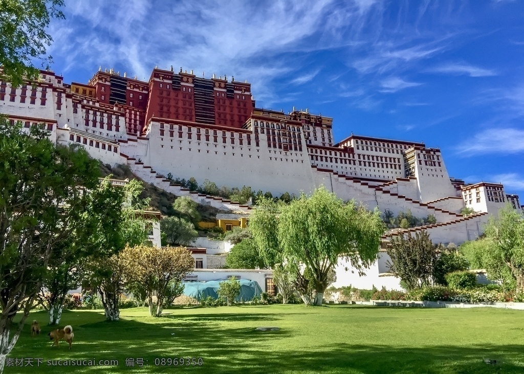 拉萨 布达拉宫全景 西藏风光 拉萨风光 转金桶 美丽西藏 美丽拉萨 旅游 祖国大好风光