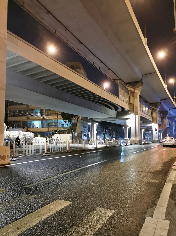 马路图片 马路 公路 桥梁 高架桥 夜间交通 斑马线 现代科技 交通工具