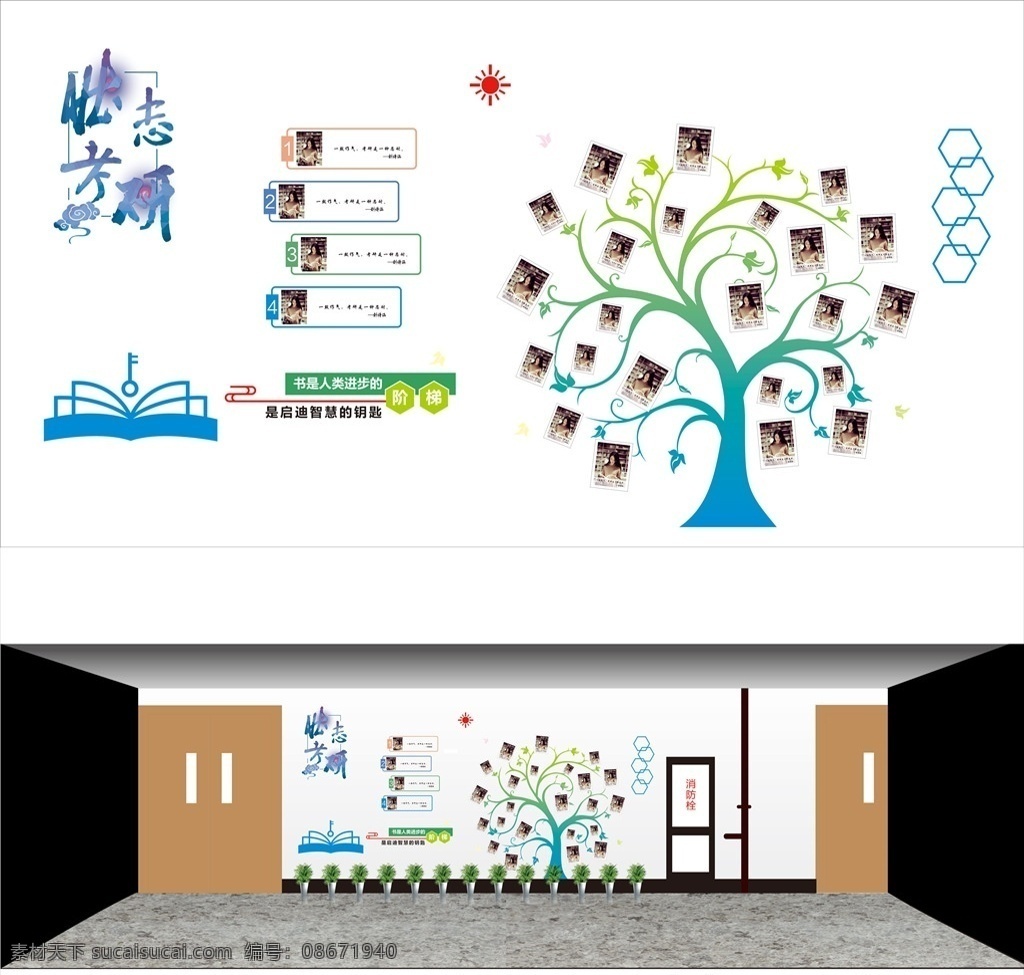 考研 风采 展示 墙 文化墙 学校 校园 企业文化 墙面设计 学生风采 企业风采 模板 展板 树 文化艺术 展览设计 平面 广告设计书籍 方形 照片墙 室内广告设计