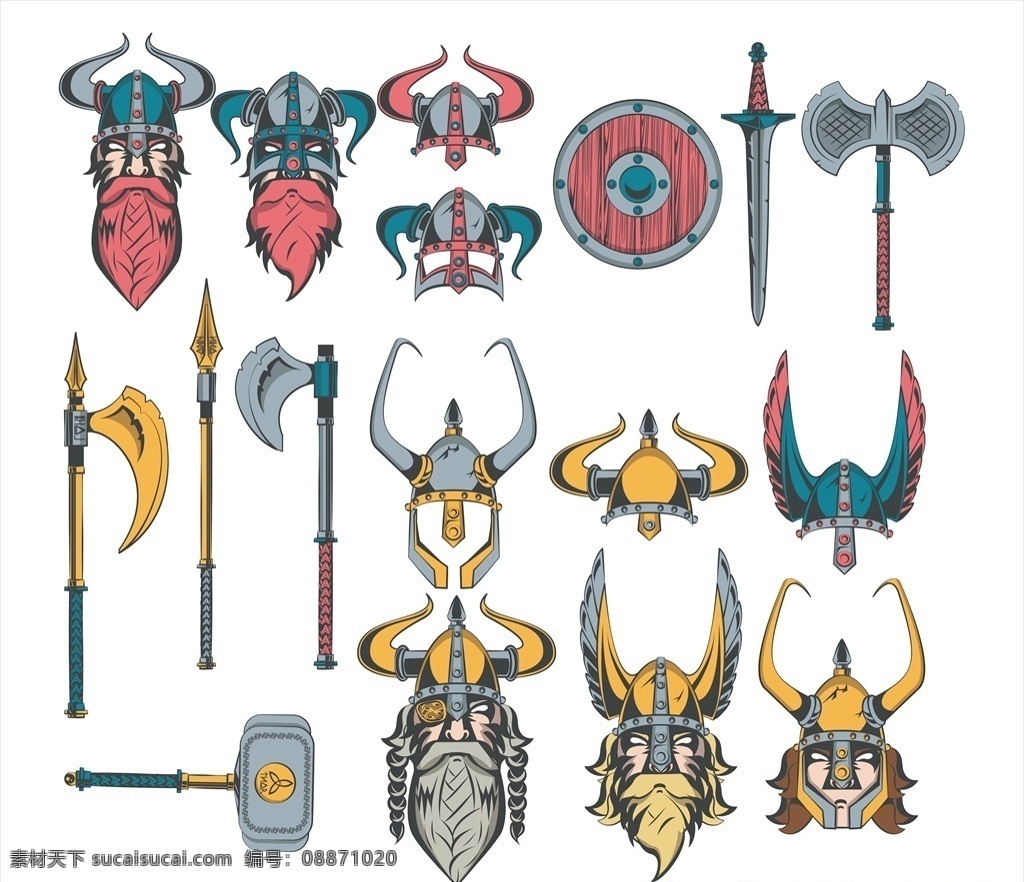 古代 欧洲 角斗士 盔甲 武器 插画 欧洲角斗士 其实 部落 战士 头盔 圣骑士 插图 图案 印花 创意 动漫动画