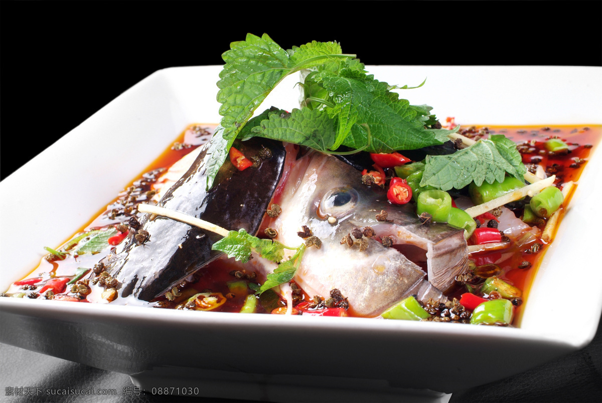 椒麻鱼头 美食 传统美食 餐饮美食 高清菜谱用图
