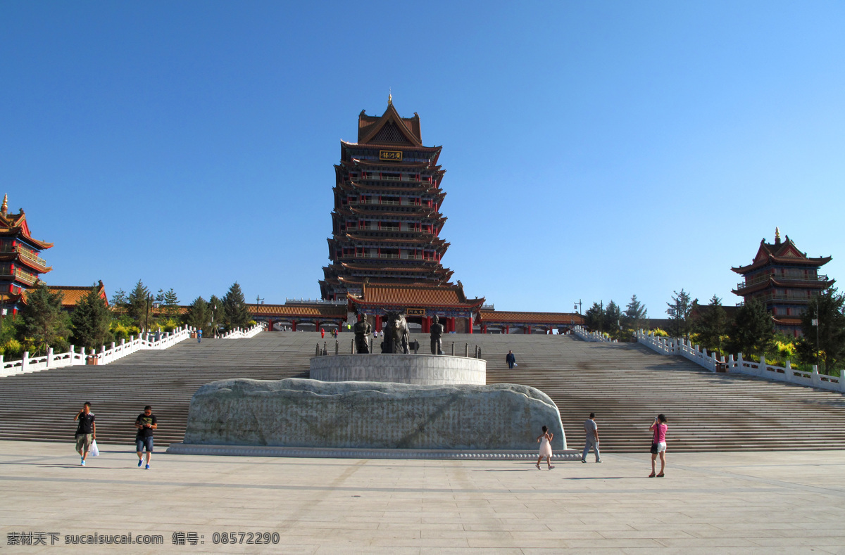 黄河楼 黄河文化 古建 雕塑 旅游 人文景观 旅游摄影 国内旅游
