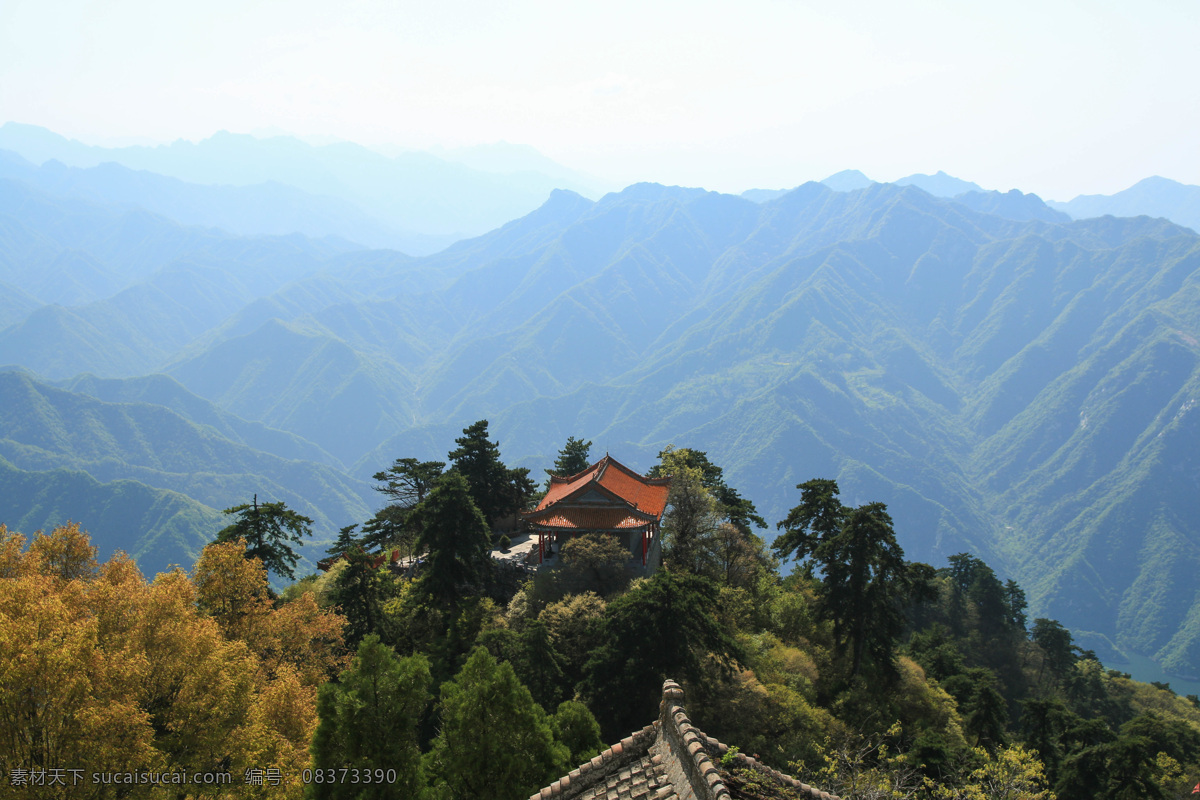 秦岭 终南山 南 五台 南五台 登山 风景 自然景观 自然风景
