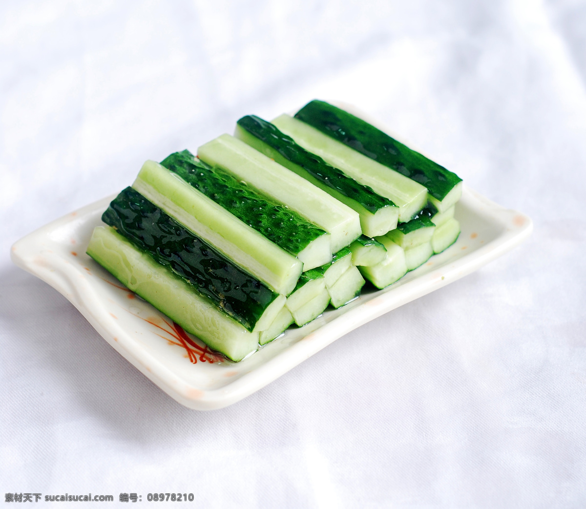 清爽黄瓜条 传统美食 餐饮美食