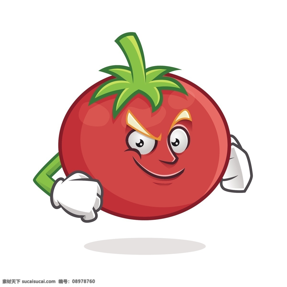 叉腰 手势 西红柿 矢量 叉腰手势 姿势 动作 动作姿势 卡通 卡通西红柿 红色 红色西红柿