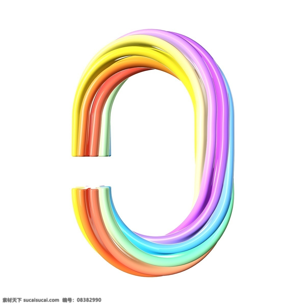 数字 0c4d 立体 三维 色 渐变 色彩 c4d 扭曲