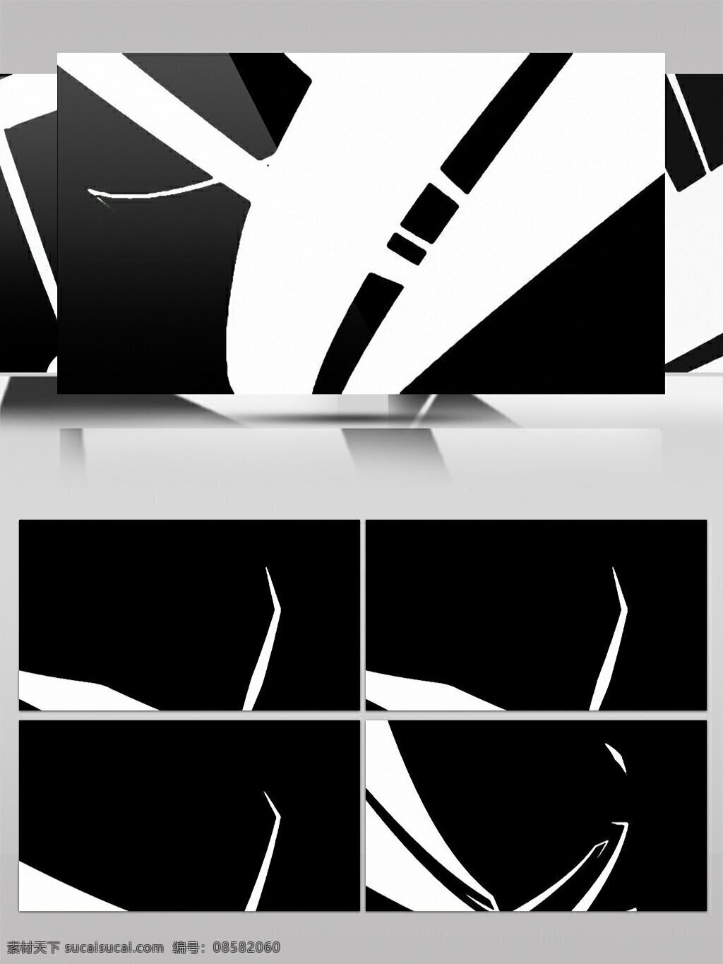 酷 炫 简约 色块 精致 视频 视频素材 个性 黑白 高清视频素材 动态视频素材