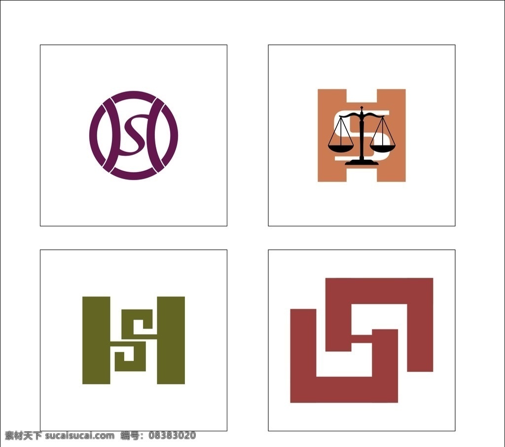 企业标志 s h 称 标志 圆形标志 sh结合标志 标志图标 企业 logo