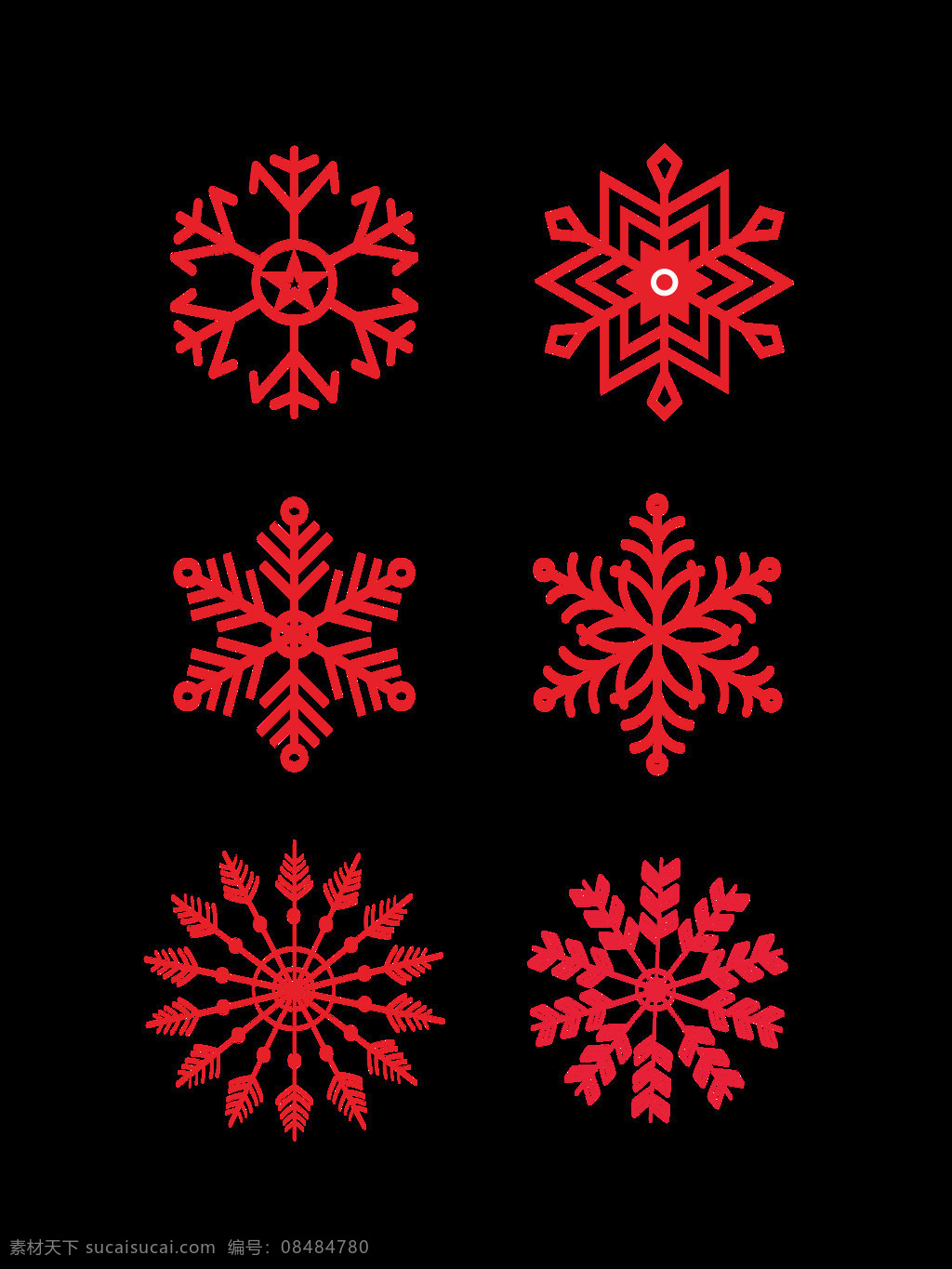 冬天 圣诞节 雪花 元素 圣诞节雪花 雪花元素