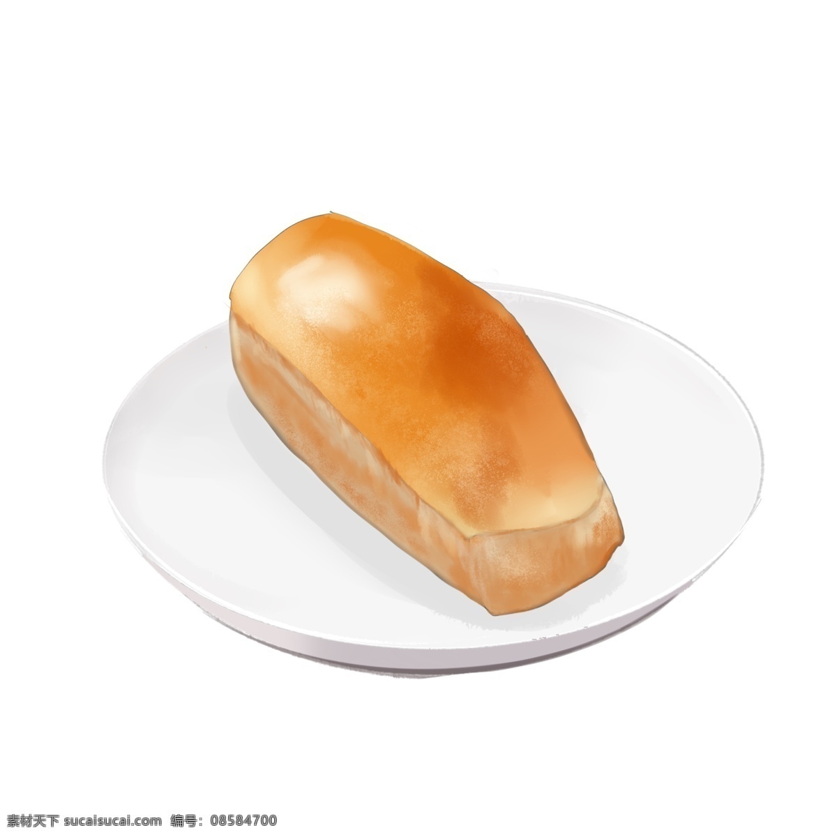 手绘 写实 食物 各种 美味 面包 手绘面包 实物插画 营养早餐 烤面包 法式面包 一盘面包 甜点 零食 甜食 美味面包 焦香味浓
