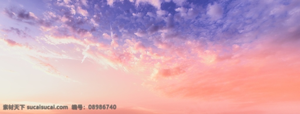 天空素材 天空背景 蓝天白云 白云 蓝色背景 晚霞背景 蓝紫色背景 底纹边框 背景底纹