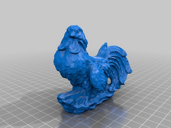 花园里 母鸡 花园里的母鸡 动物模型 3d 模型 3d打印模型 动植物模型