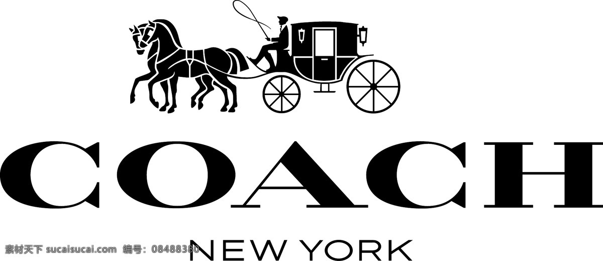 coach 马车logo 标志 logo 奢侈品 大牌 企业 标识标志图标 矢量 标志图标