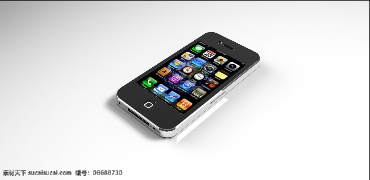4g iphone 苹果 手机 3d模型素材 其他3d模型