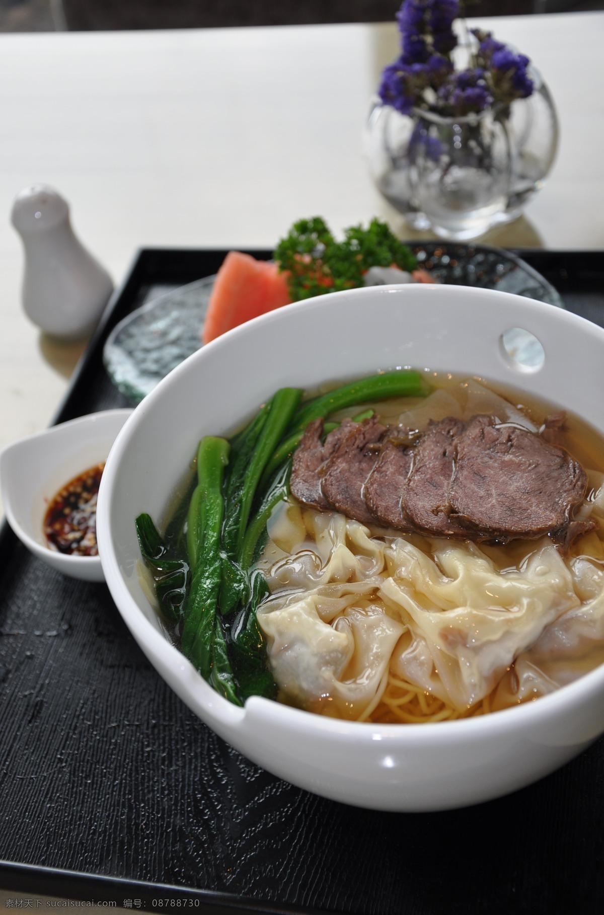 港式云吞面 云吞面 牛肉 套餐 传统美食 餐饮美食