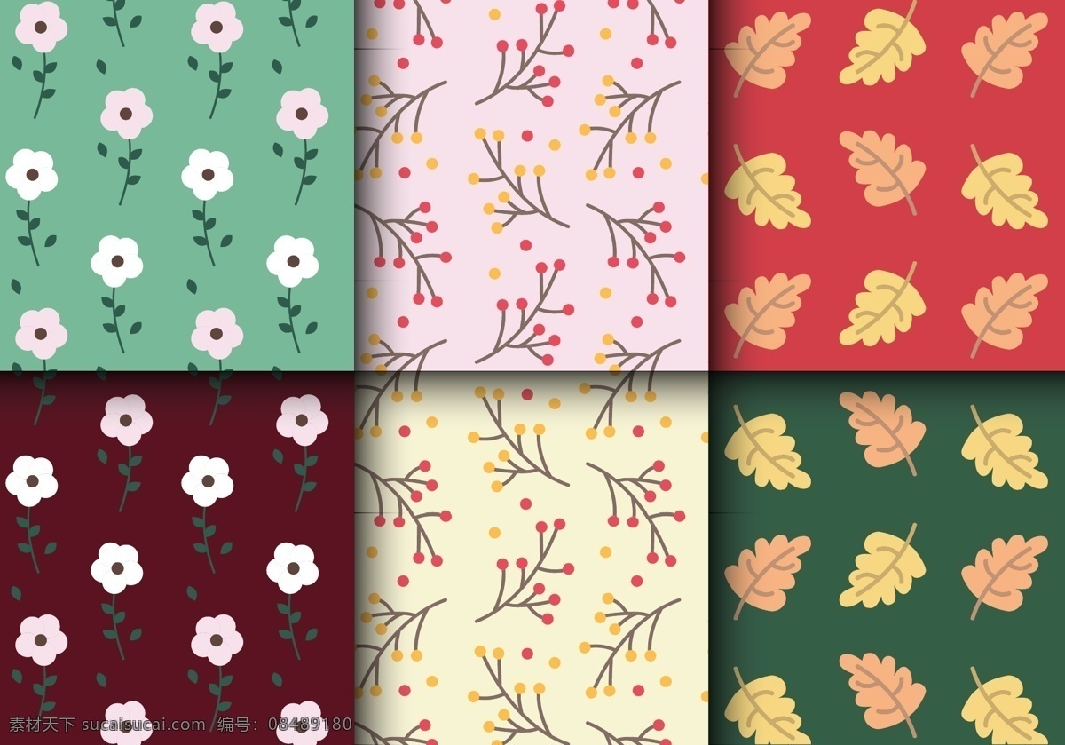 花朵 花纹 矢量 背景 植物 印花 矢量背景素材 花