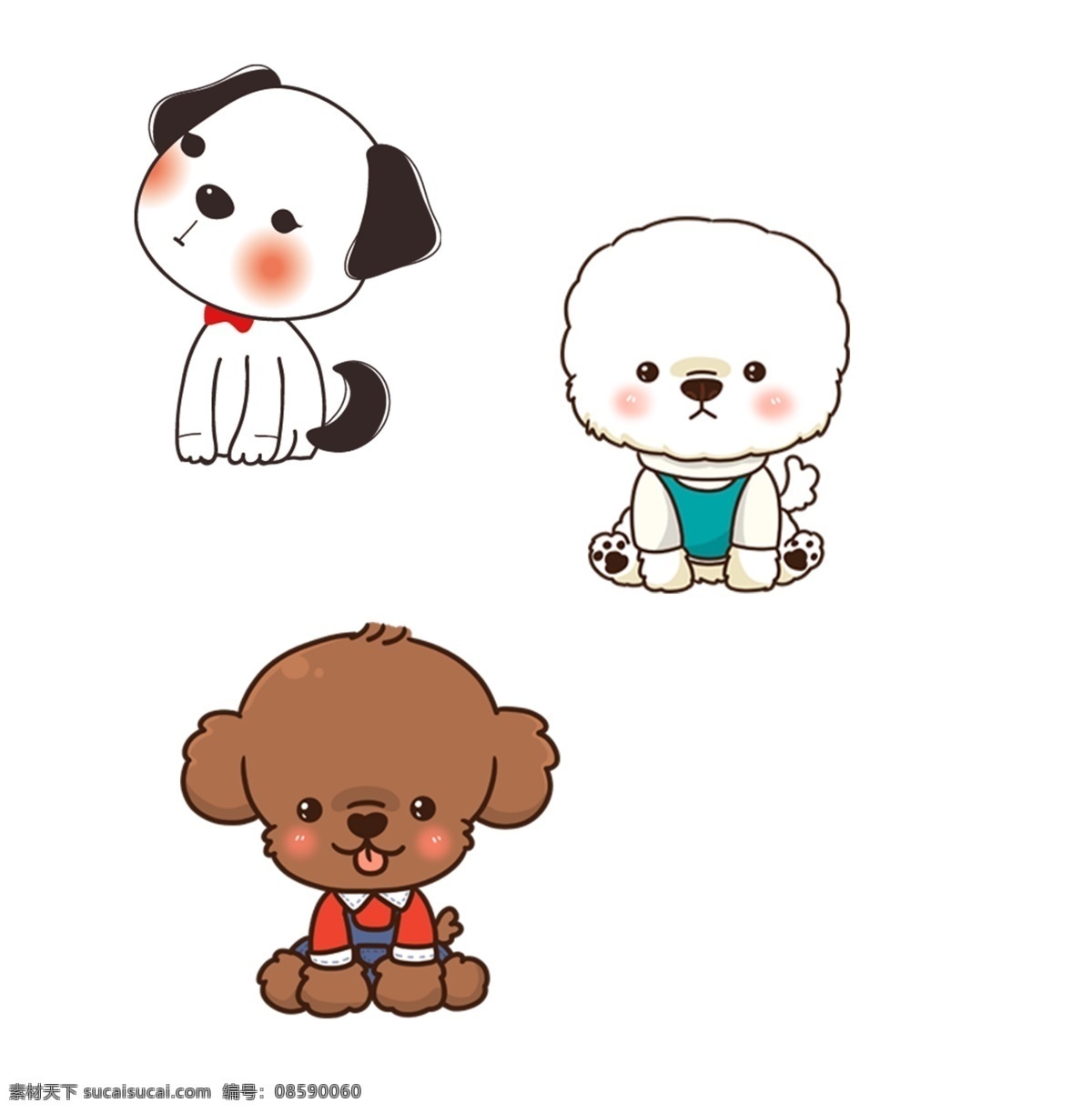 卡通小狗 卡通狗 小狗插画 卡通小狗插画 狗狗图片