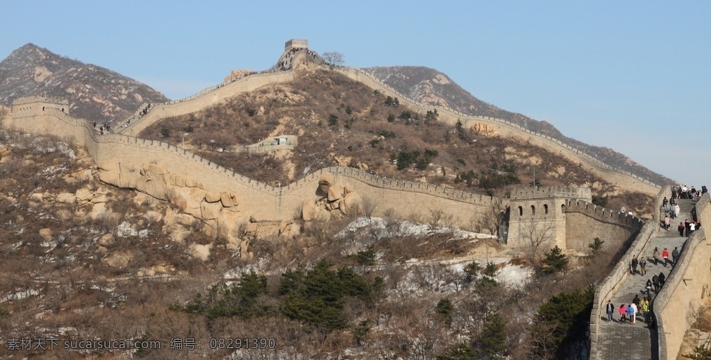北京八达岭长城 万里长城 长城风光 长城风景 蓝天长城 长城局部 中国长城 北京景点 八达岭 八达岭长城 长城 自然景观 风景名胜