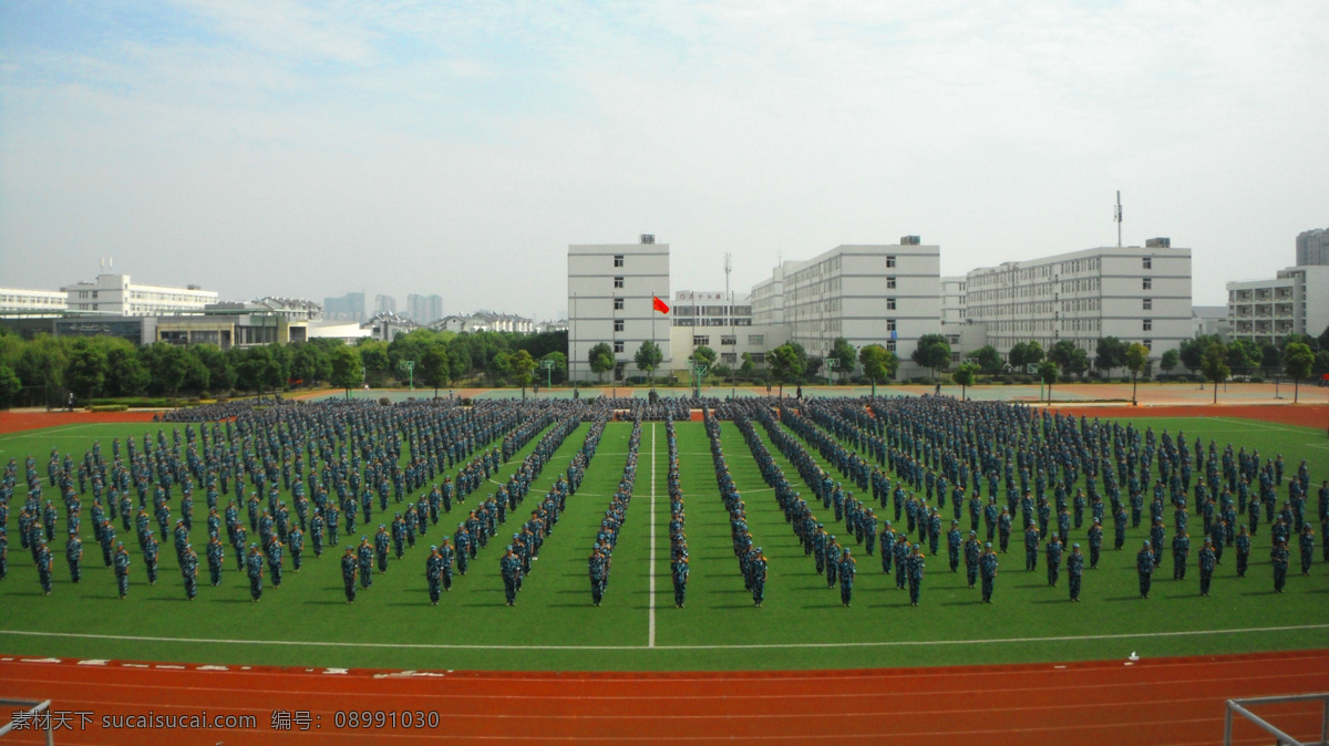 军训 会操 生活素材 生活百科