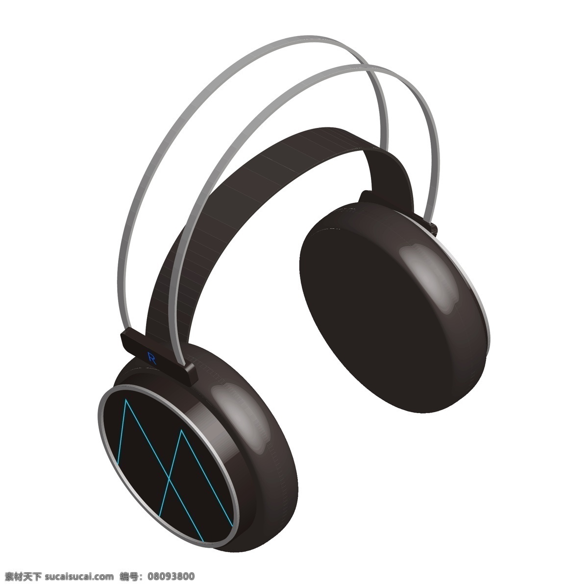 d 音乐 设备 蓝牙耳机 矢量 元素 2.5d 音乐设备 矢量元素 装饰元素