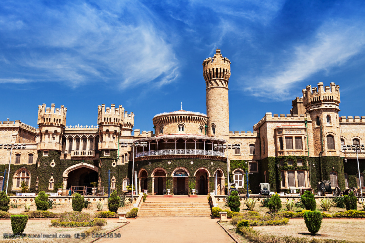 美丽 城堡 印度建筑 印度风格 建筑物 古建筑 建筑艺术 城堡图片 风景图片