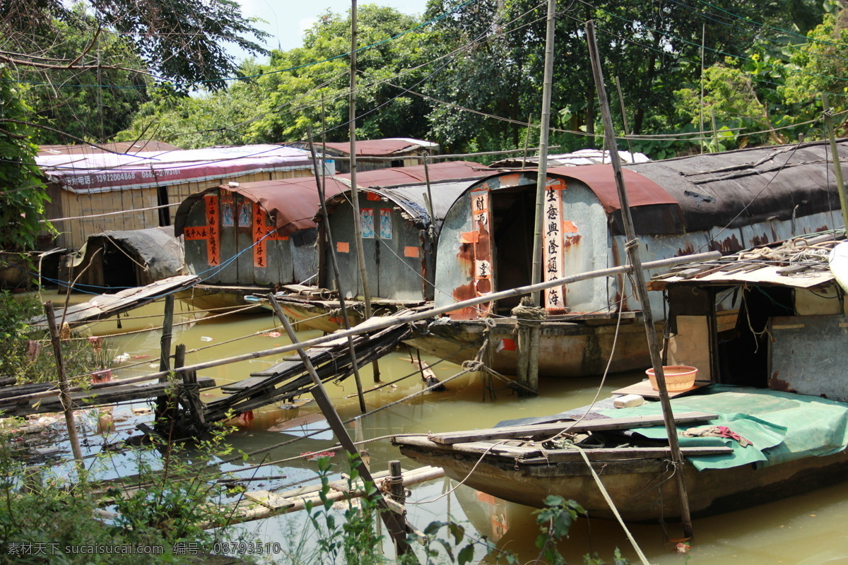 渔船 渔家 房子 船屋 船房 河流 国内旅游 旅游摄影