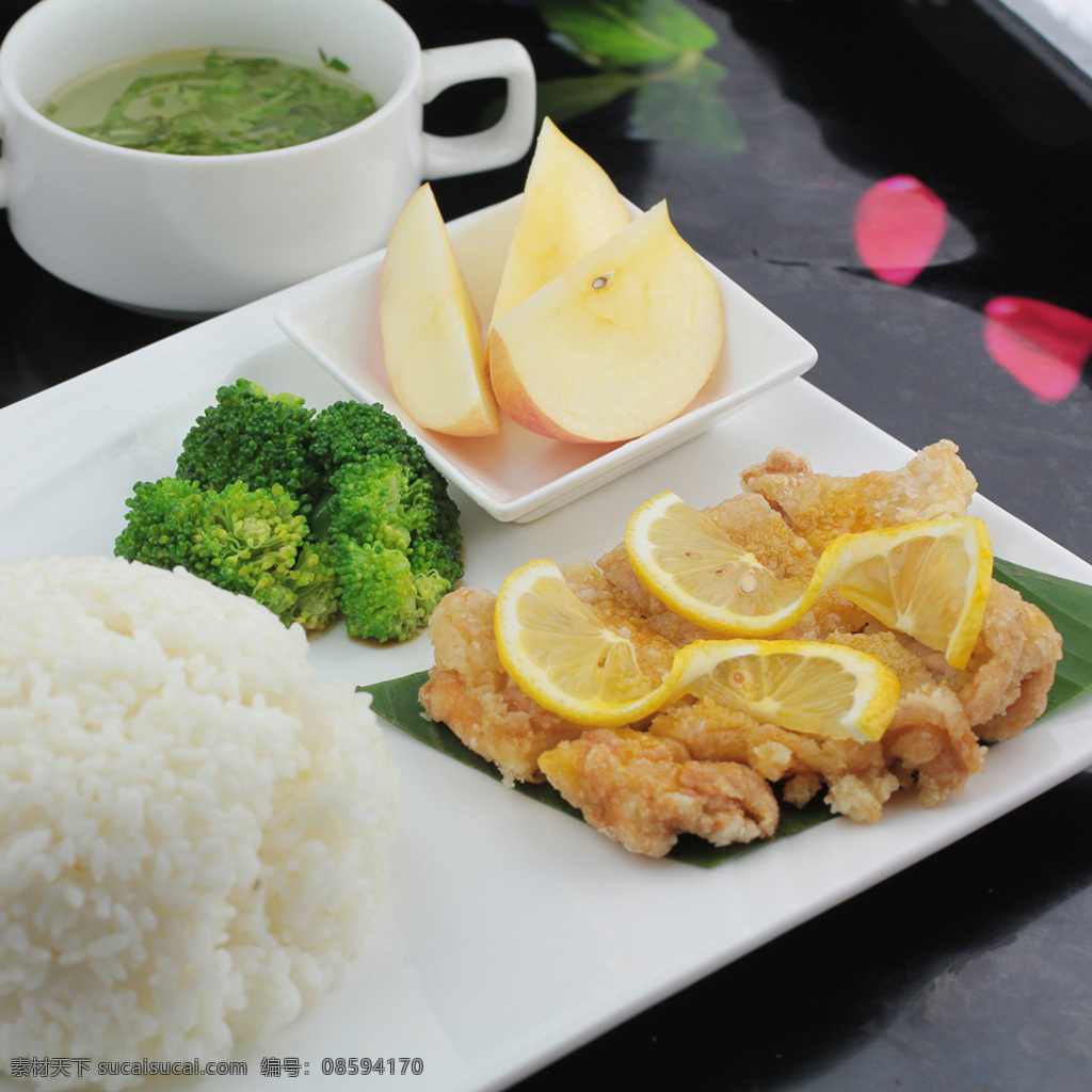 商务 套餐 餐饮美食 传统美食 米饭 商务套餐 水果 汤类 psd源文件 餐饮素材