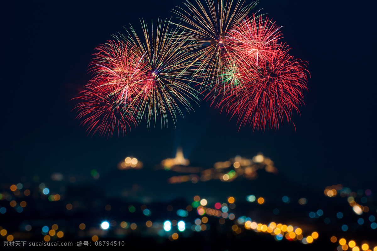 美丽 烟花 烟火 礼花 城市夜景 美丽烟花 其他类别 生活百科