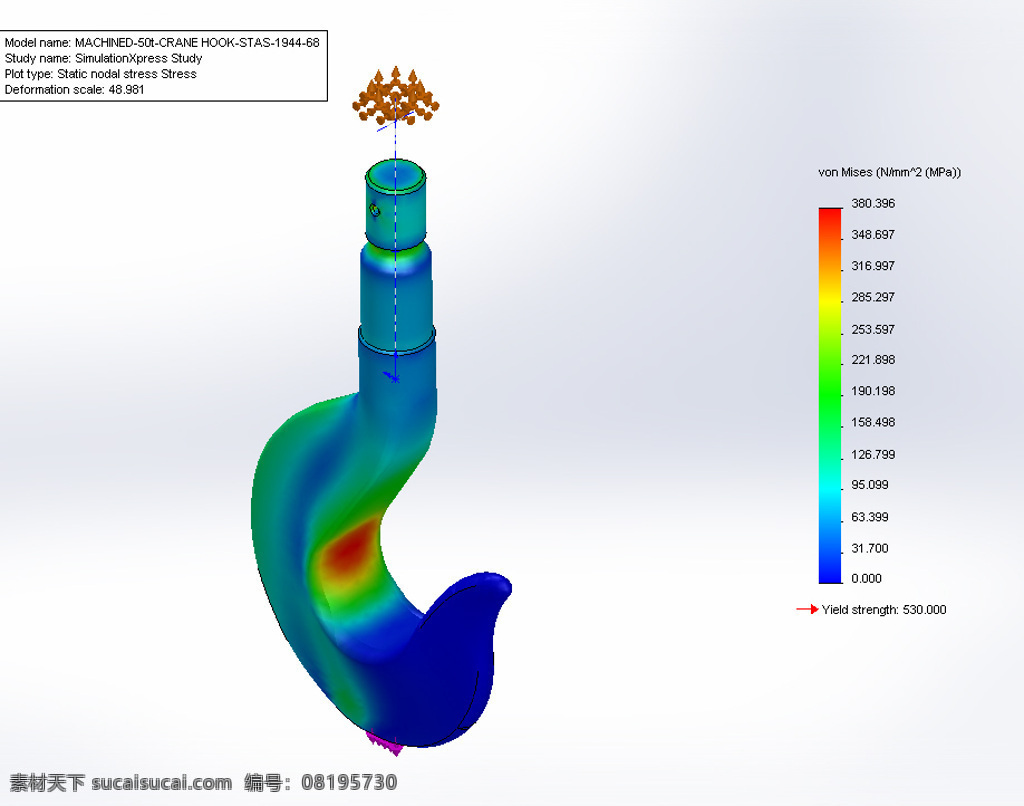 吨 吊 车钩 起重机 提升 吊钩 3d模型素材 其他3d模型