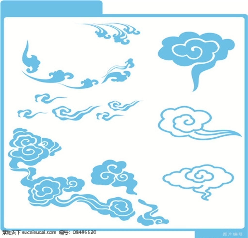 古典 祥云 古 典 矢量图 底纹边框 花边花纹