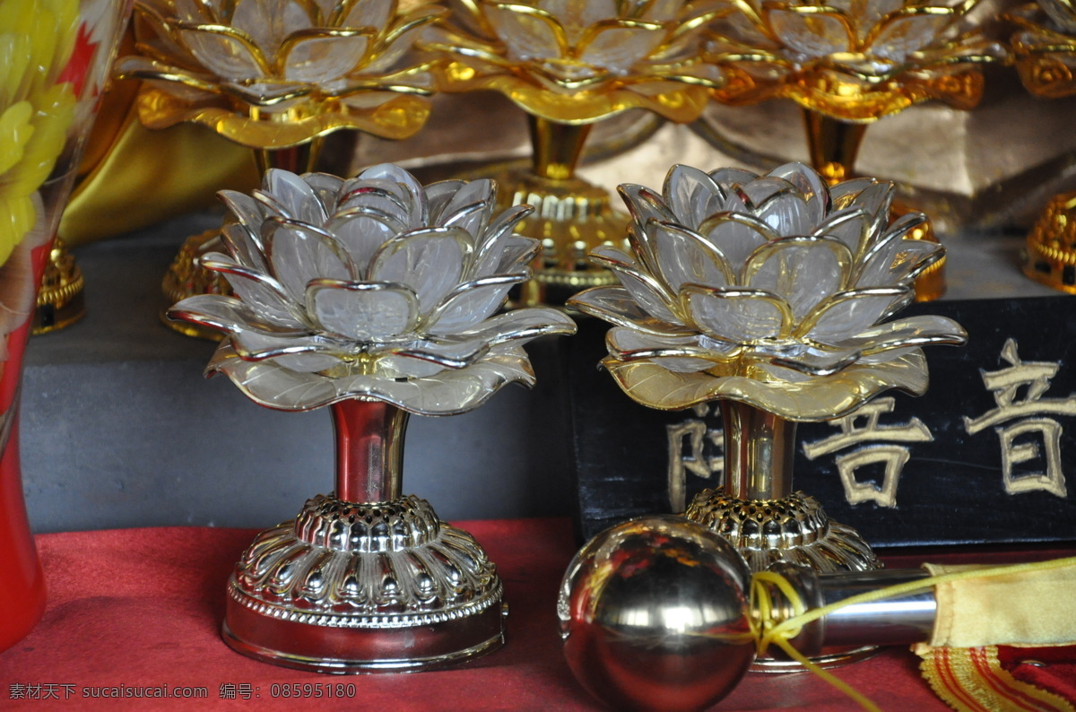 莲花 灯 灯具 风景区 佛像 观音 文化艺术 庄重 宗教信仰 莲花灯 红螺寺 庄严