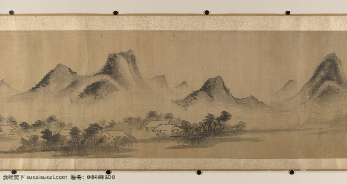 中国 古典 大师 国画 国画山水 国画水墨画 山水国画 国画风景 风景国画 国画瀑布 国画长卷 山水风景 艺术 黑色 书法 插图 油墨 日本 风格 传统 建筑 漫画 装饰 中国画 抽象的 古老的 文化艺术 美术绘画