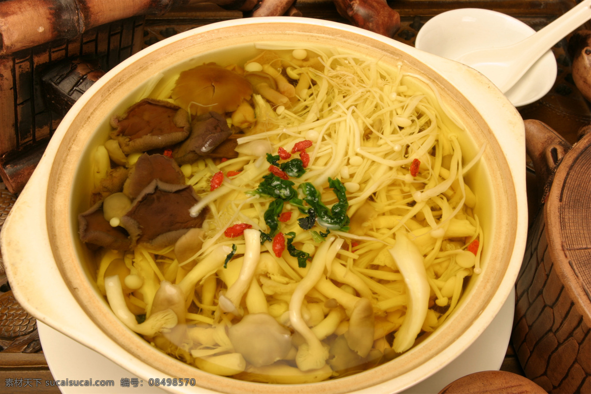 野生菌王汤煲 美食 传统美食 餐饮美食 高清菜谱用图